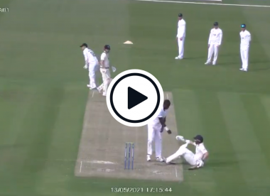 Watch: County Championship slip-up goes viral after bowler 'alphas' opposition batsman