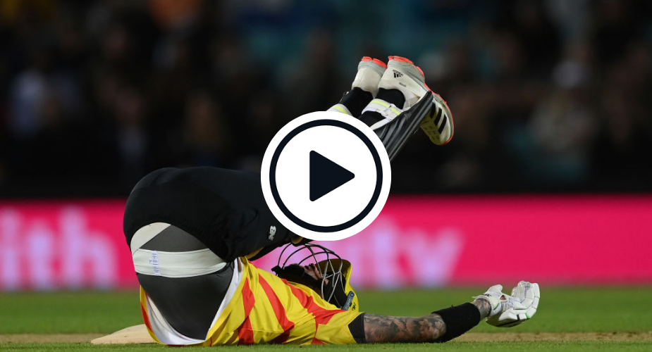 Watch: Alex Hales Gets Hit In The 'Gooly Wooly Woolies' Twice In Two Balls