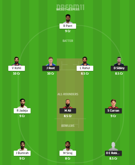 India England Lord's Dream11