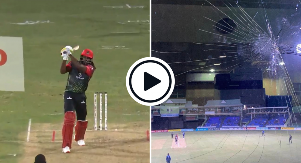 Watch: 41-Year-Old Chris Gayle Smashes Stadium Window With Dead-Straight Six In CPL 2021