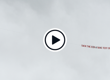 Watch: Plane with anti-ECB banner flies over Headingley during England-India Test