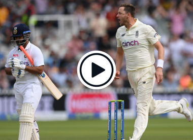 Watch: Ollie Robinson makes crucial breakthrough on day five with dismissal of Rishabh Pant