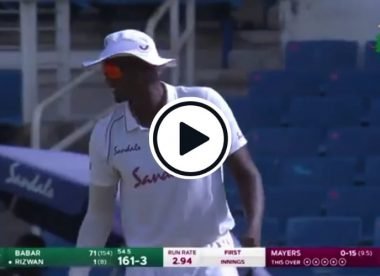 Watch: Jason Holder at his chirping best again, tries to get under the skin of Rizwan