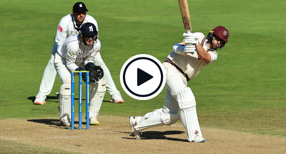 Watch: Jack Leach Smashes Six In Knock Which Could Decide County Championship