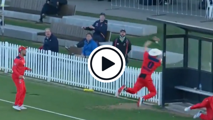 Watch: A for effort, F for execution - attempted boundary relay catch goes hilariously wrong in Australian domestic cricket