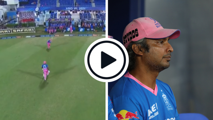 Watch: 'I don’t think that’s in the MCC playbook, Sanga!' - Umpires intervene after two players walk out to bat in IPL clash