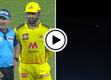 Watch: Ball hits spidercam to cancel out vital breakthrough in bizarre IPL final incident