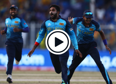 Watch: Wanindu Hasaranga spins his way to the second hat-trick of the 2021 T20 World Cup