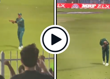 Watch: Shaheen Afridi humorously imitates dismissals of Kohli, Rohit, KL Rahul on the field at the request of the crowd