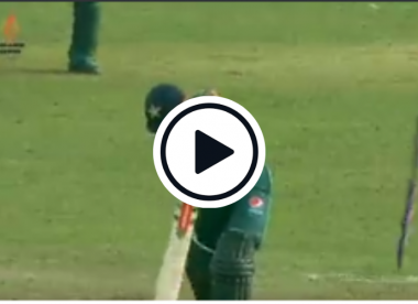 Watch: Mustafizur Rahman pierces Rizwan's bat-pad gap, sends off-stump cartwheeling with inducking new-ball beauty