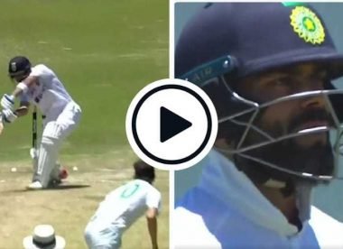 Watch: Virat Kohli flashes at a wide one to bring century-less 2021 to a disappointing end