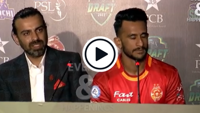Watch: Hasan Ali repeatedly refuses to answer journalist's question in presser, calls him out for being 'personal'