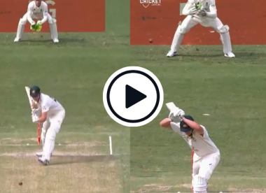 Watch: Ollie Robinson bowls delicious nip-backer to pin back no-shot Cameron Green's off-stump first ball