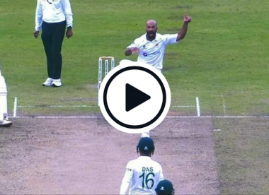 Watch: All eight wickets in Sajid Khan's record-breaking spell against Bangladesh