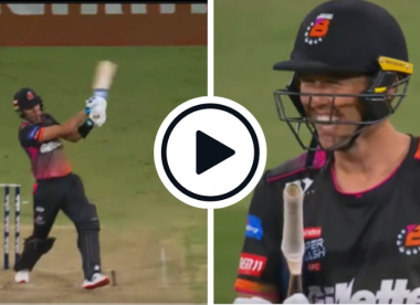 Watch: Trent Boult smashes last-ball six to seal incredible one-wicket win in New Zealand domestic T20