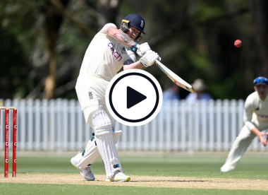 Watch: Ben Stokes smashes England's bowlers all around Brisbane in sparkling warm-up knock