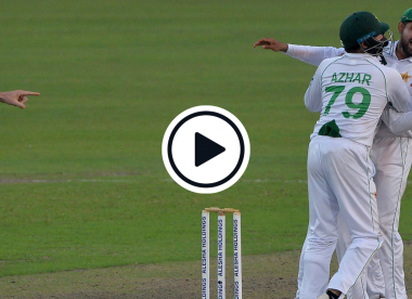 Watch: Babar Azam makes vital breakthrough with the ball to help Pakistan win thriller over Bangladesh