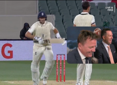 Watch: 'I've never heard anyone laugh harder' – Australian commentators 'completely lose it' to video of Root running after painful blow