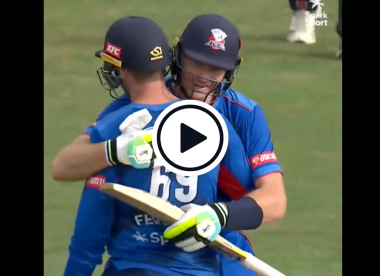 Watch: Lockie Ferguson follows the lead of Trent Boult to win match with a last-over six
