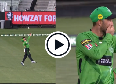 Watch: Glenn Maxwell takes absurd over-the-shoulder one-hander that even he can't believe
