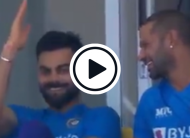 Watch: 'Happy Kohli is the best' – Former India captain dances on the team balcony after Rishabh Pant smashes six much to the delight of fans