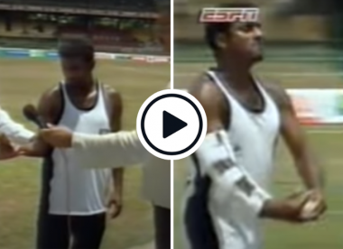 Watch: When Murali bowled in a brace to try and prove his action was legal