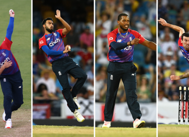 What is England's T20I pace-bowling pecking order?