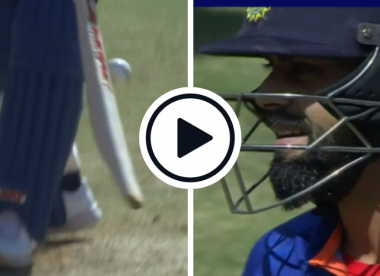 Watch: Virat Kohli's batting woes continue with 'unlucky' leg-side strangle for duck