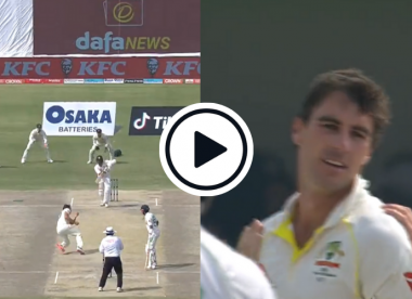 Watch: Pat Cummins lays claim for catch of the series with stunning one-handed return grab off Azhar Ali