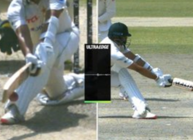 Should a 'tiny little heartbeat' on UltraEdge have been enough to give Azhar Ali out on DRS?