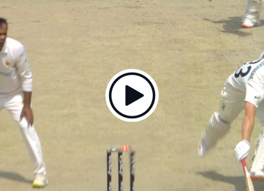Watch: Bullet throw consigns Marnus Labuschagne to first Test duck since debut