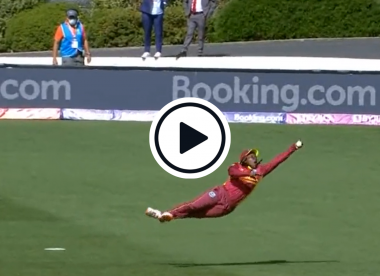Watch: Catch of the tournament? Airborne Dottin defies gravity to take a one-handed stunner against England