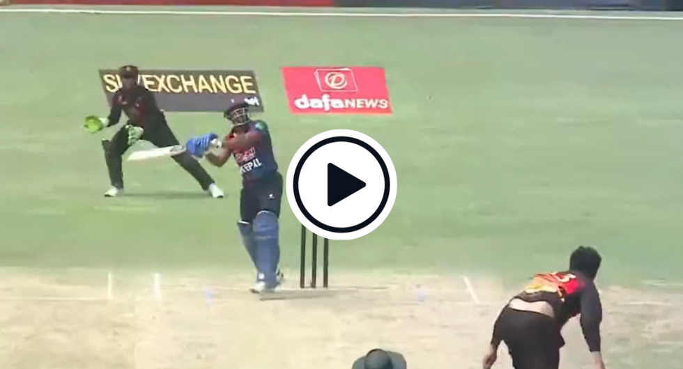 Watch: 18-Year-Old Nepal Debutant Smashes Dhoni-Style Helicopter Shot On His Way To Blistering 11-Ball 31
