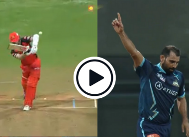 Watch: Mohammed Shami cleans up Kane Williamson with delicious in-ducker