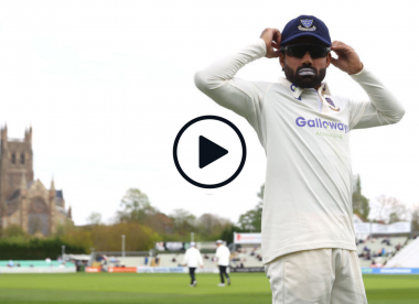 Watch: Mohammad Rizwan takes solid diving catch for Sussex in the County Championship