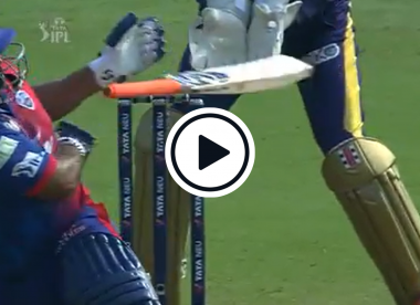 Watch: Rishabh Pant almost throws bat into own stumps following one-handed reverse sweep