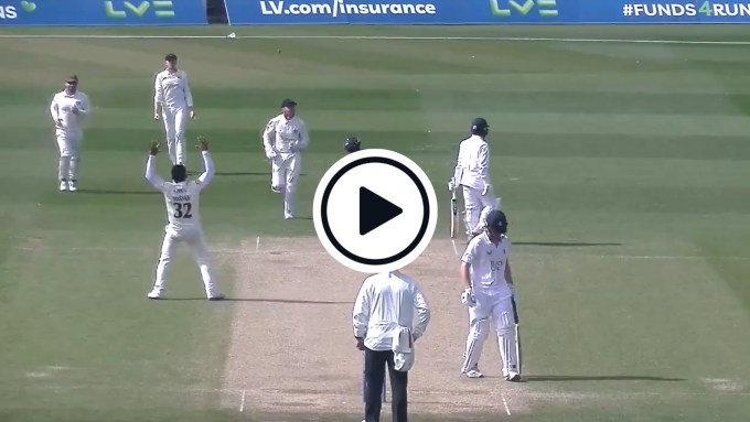 Watch: Hasan Ali clean bowls successive Kent batters with two sharp induckers to end battling rearguard