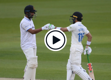 Watch: Cheteshwar Pujara and Mohammad Rizwan combine for 154-run stand in the County Championship