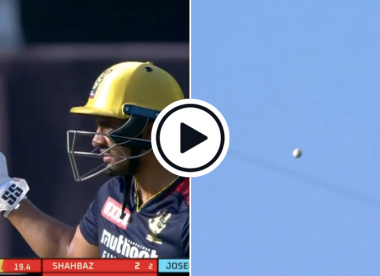 Watch: Dead-ball drama in final over after ball hits satellite cable to overturn outfield catch in IPL