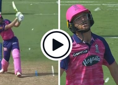 Watch: Jos Buttler hits 26 runs off an over on his way to blistering IPL century