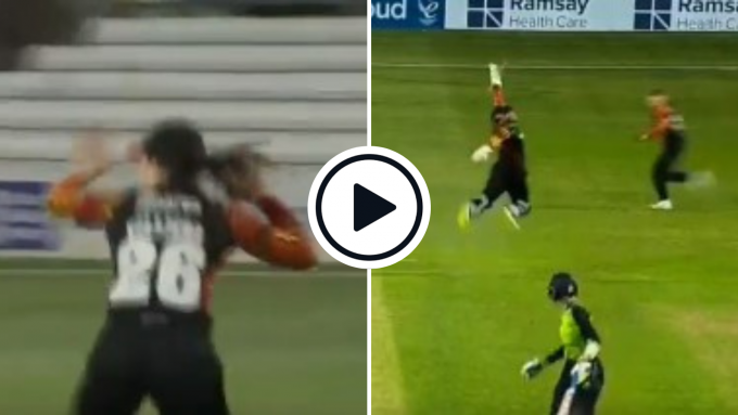Watch: Final ball drama as four overthrows seal one-wicket win in madcap T20 finish