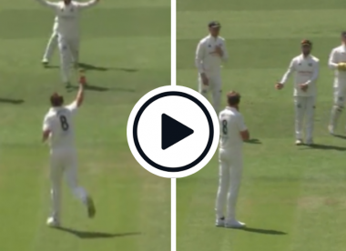 Watch: Stuart Broad celebrappeal backfires as umpire adjudges batter 'not out' following lengthy caught-behind shout
