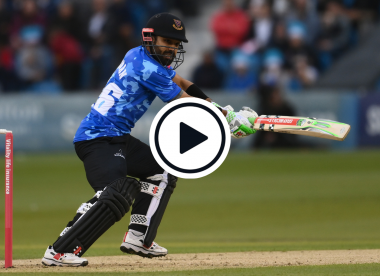 Watch: Mohammad Rizwan strokes classy, record-breaking half-century on T20 Blast debut