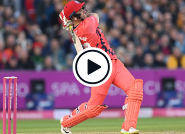 Watch: Liam Livingstone smashes monster six out of Old Trafford in Roses derby