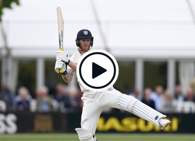 Watch: Ben Stokes smashes 34 off one over in record-breaking innings
