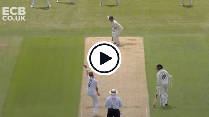 Watch: Big in-swinger then sucker ball - Stuart Broad perfectly sets up Kane Williamson