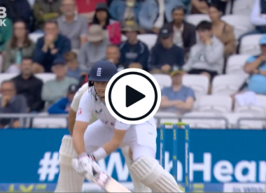Watch: Joe Root reverse scoops Neil Wagner for six in the early stages of England's run chase