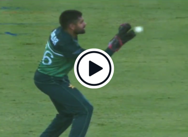 Watch: Babar Azam bizarrely dons wicketkeeping glove during West Indies ODI, costs Pakistan five penalty runs