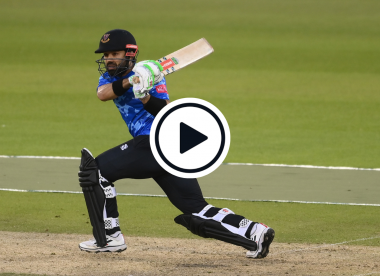 Watch: Mohammad Rizwan smashes six-filled 19-ball fifty in T20 Blast