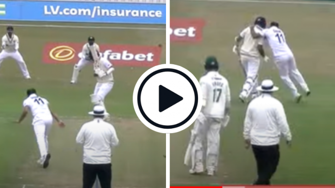 Watch: Mohammed Shami leaps on Cheteshwar Pujara's back after bowling India team-mate for duck in warm-up game
